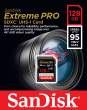Karta pamięci Sandisk SDXC 128 GB EXTREME PRO 95MB/s C10 V30 UHS-I U3 Boki
