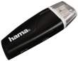 Czytnik Hama SD/MicroSD USB 2.0 Czarny Przód