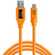  Kable USB do aparatów Tethertools KABEL USB 3.0 to USB-C 4,60m pomarańczowy (CUC3215-ORG) Przód