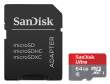 Karta pamięci Sandisk microSDXC 64 GB ULTRA 80MB/s C10 UHS-I + adapter SD Góra