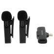  Audio mikrofony Patona Premium Mikrofony krawatowe bezprzewodowe do Apple iPhone i iPad (RX + TX + TX) [9875] Góra