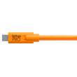  Kable USB do aparatów Tethertools TetherPro USB-C - USB-C 4,6 m pomarańczowy (CUC15-ORG) Tył