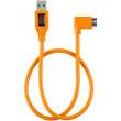 Kable USB do aparatów Tethertools Pro USB 3.0 Micro-B 50cm pomarańczowy  (CU61RT02-ORG ) Przód
