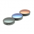  filtry Polar Pro Zestaw trzech filtrów: ND8, Orange i Blue dla dronów DJI Phantom 4 i DJI Phantom 3 Przód