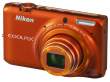 Aparat cyfrowy Nikon Coolpix S6500 pomarańczowy Przód