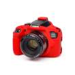 Zbroja EasyCover osłona gumowa dla Canon 1300D/T6 czerwona Przód