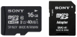 Karta pamięci Sony Performance microSDHC 16GB CL10 + adapter Przód