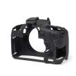 Zbroja EasyCover osłona gumowa dla Canon 760D czarna - cena wyprzedażowa Tył