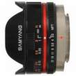 Obiektyw Samyang 7.5 mm f/3.5 UMC Fish-eye / micro 4/3 czarny Przód
