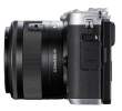 Aparat cyfrowy Canon EOS M6 srebrny + ob. 15-45 IS STM czarny