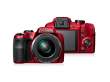 Aparat cyfrowy FujiFilm FinePix S9800 czerwony Przód