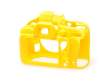 Zbroja EasyCover osłona gumowa dla Nikon D600/D610 żółta Tył