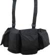  Torby, plecaki, walizki pasy biodrowe, szelki i kamizelki Newswear Mens Digital Chestvest - szelki z pokrowcami czarne Przód