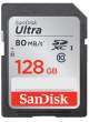 Karta pamięci Sandisk SDXC 128 GB ULTRA 80MB/s C10 UHS-I Przód