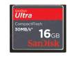 Karta pamięci Sandisk CompactFlash Ultra 16 GB 30MB/s Przód
