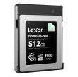 Karta pamięci Lexar CFexpress 512GB Type B Diamond Series Góra