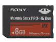 Karta pamięci Sony Memory Stick PRO-HG Duo HX 8GB 50MB/s Przód