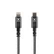  Zasilanie mobilne kable i adaptery Xtorm Kabel USB-C - Lightning  MFI (1m) czarny Przód