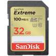 Karta pamięci Sandisk SDHC 32GB Extreme 100MB/s C10 V30 U3 UHS-I Przód