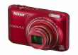 Aparat cyfrowy Nikon Coolpix S6400 czerwony Przód