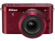 Aparat cyfrowy Nikon 1 J2 czerwony + ob. 11-27.5 Boki