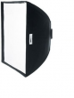 Softbox prostokątny Fomei Rectabox 100x140 srebrny Przód