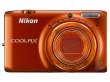 Aparat cyfrowy Nikon Coolpix S6500 pomarańczowy Tył