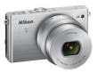 Aparat cyfrowy Nikon 1 J4 + ob. 10-30 mm PD-ZOOM srebrny Boki