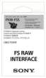 Kamera cyfrowa Sony Upgrade RAW do Sony FS5 Przód