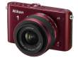 Aparat cyfrowy Nikon 1 J3 + ob. 10-30mm czerwony Przód