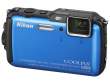 Aparat cyfrowy Nikon Coolpix AW120 niebieski Przód