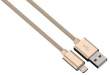  kable i adaptery Hama kabel color line, lightning aluminium, 1m złoty (MFI) Przód
