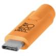  Kable USB do aparatów Tethertools TetherBoost Pro 9.4m USB-C to C pomarańczowy (CUC31-ORG) Boki
