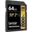 Karta pamięci Lexar Pro 64GB 2000X SDHC/SDXC UHS-II U3 V90 Tył