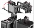  Kamery sportowe obudowy i kapsuły Ulanzi Ramka frame mount + adapter mikrofonowy, filtrowy ISO do GoPro HERO 9 Black