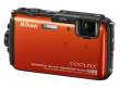 Aparat cyfrowy Nikon Coolpix AW110 pomarańczowy Tył