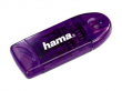 Czytnik Hama USB 2.0 purpurowy Przód