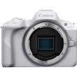 Aparat cyfrowy Canon EOS R50 biały + RF-S 18-45 mm f/4.5-6.3 IS STM Tył