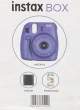 Aparat FujiFilm BOX Instax Mini 8S fioletowy + papier Mini Glossy 10x2 + album Góra