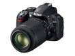 Lustrzanka Nikon D3100 + ob. 18-55 VR + ob. 55-200 Tył