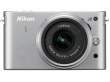 Aparat cyfrowy Nikon 1 J2 srebrny + ob. 10-30 + 30-110 Tył