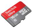 Karta pamięci Sandisk microSDHC 16 GB ULTRA 80MB/s C10 UHS-I + adapter SD + aplikacja Memory Zone Android Tył