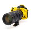 Zbroja EasyCover osłona gumowa dla Nikon D750 żółta Góra