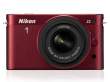 Aparat cyfrowy Nikon 1 J2 czerwony + ob. 10-30 Tył