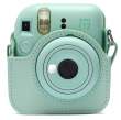  Torby, plecaki, walizki futerały, kabury, pokrowce na aparaty FujiFilm Pokrowiec Instax Mini 12 miętowa zieleń Tył
