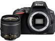 Lustrzanka Nikon D5500 + AF-P 18-55 VR czarny + torba Nikon CF-EU11 GRATIS Przód