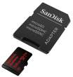 Karta pamięci Sandisk microSDXC 128 GB EXTREME 90MB/s V30 UHS-I + adapter SD + program Rescue Pro Deluxe Góra