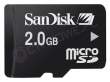 Karta pamięci Sandisk microSD 2 GB Przód