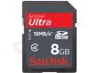 Karta pamięci Sandisk SDHC 8 GB Ultra 15 MB/s Przód