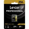 Karta pamięci Lexar Pro 256GB 1800x U3 V60 UHS-II Góra